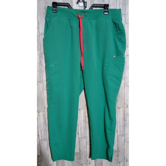 Figs Pants - Figs Technical Collection Scrub Pants Mint Green Size XXL Petite